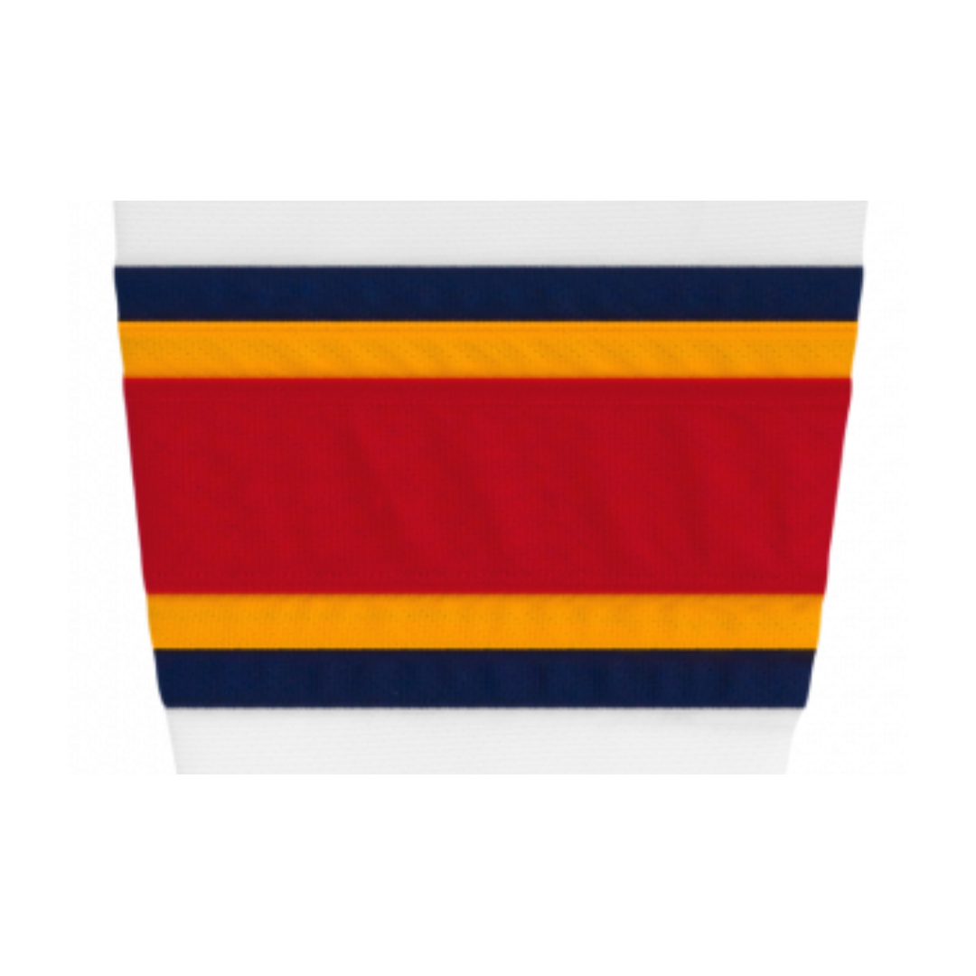 Athletic Knit (AK) HS2100-663 2013 Florida Panthers White Mesh Ice Hockey Socks - PSH Sports