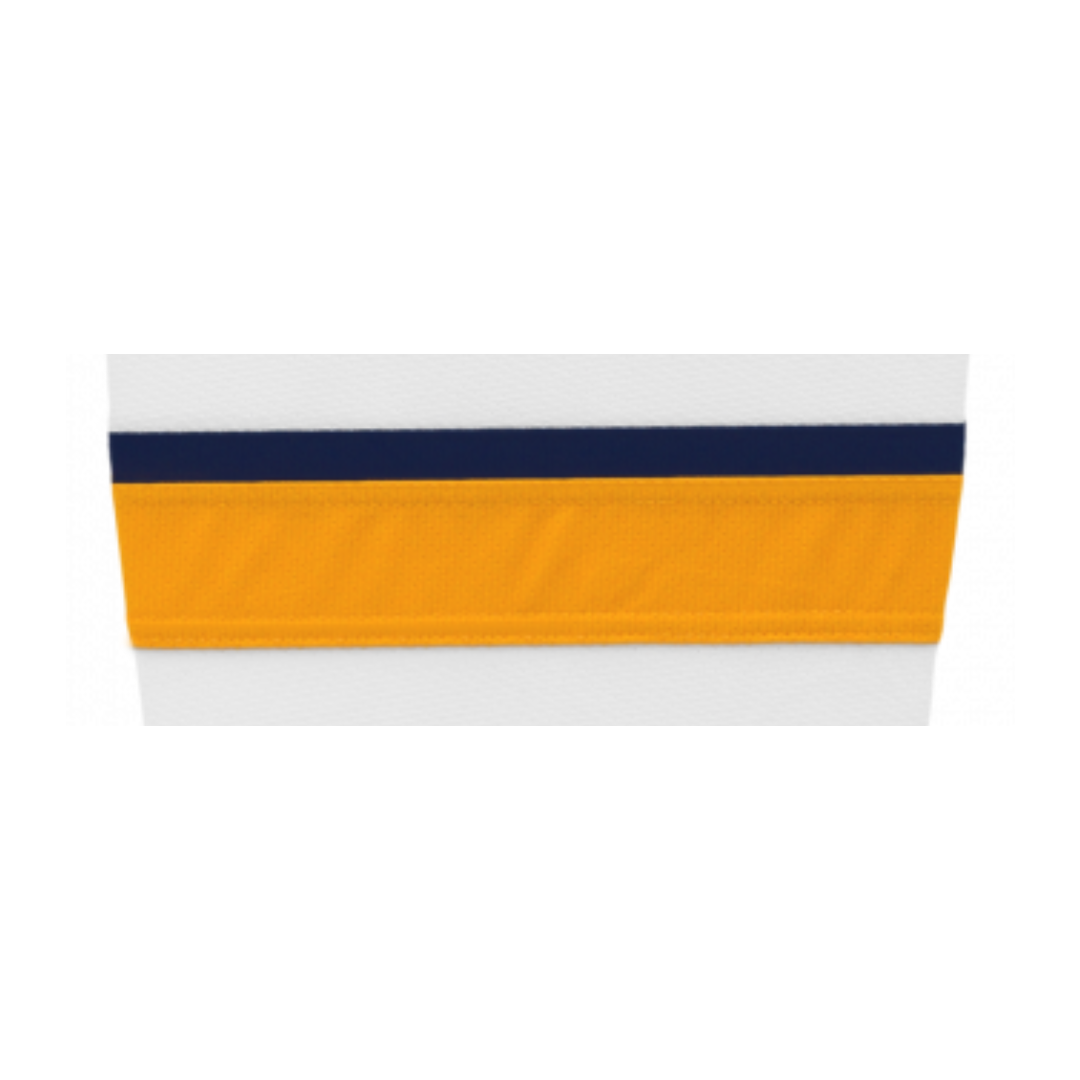 Athletic Knit (AK) HS2100-676 2017 Nashville Predators White Mesh Ice Hockey Socks - PSH Sports