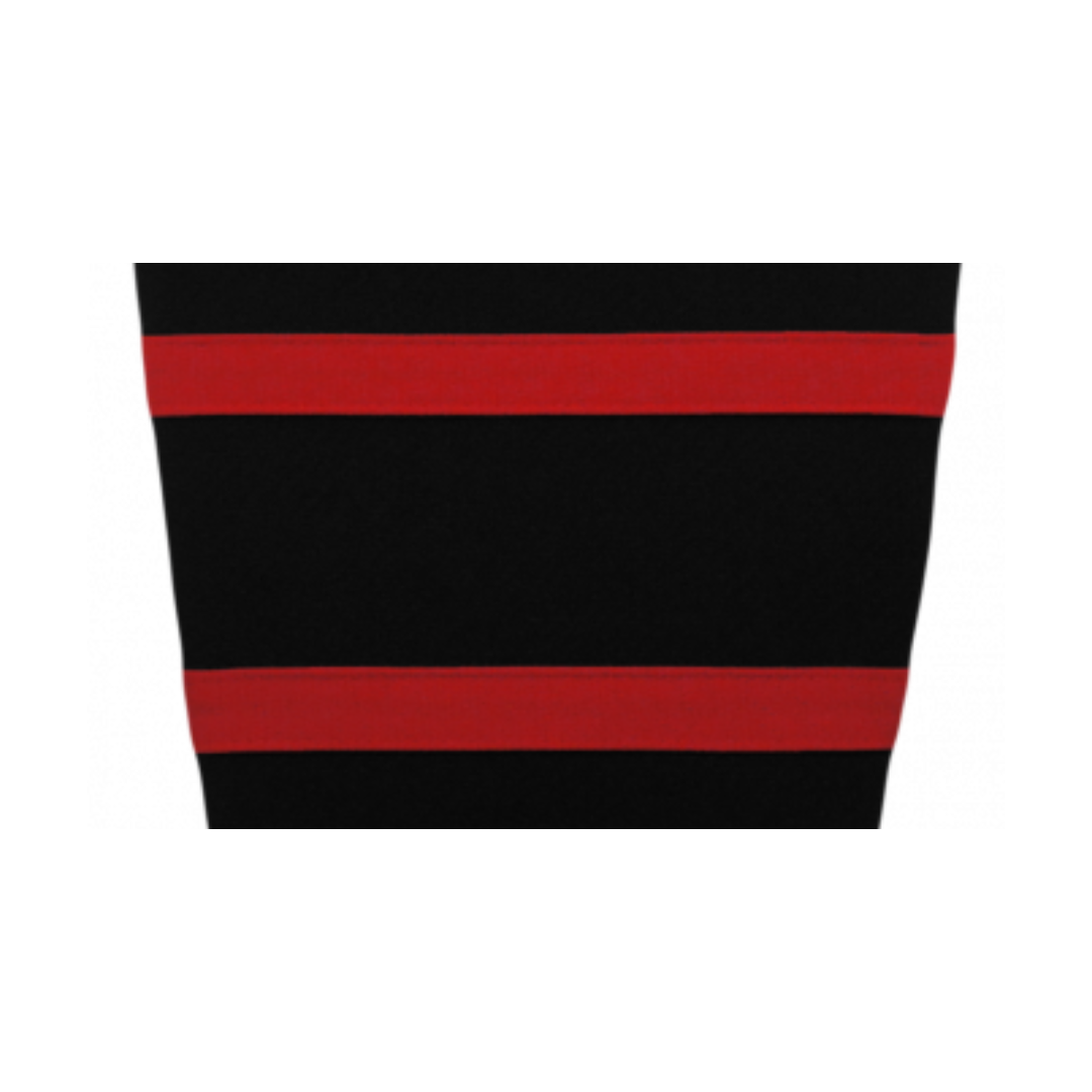 Athletic Knit (AK) HS2100-700 2021 Ottawa Senators Black Mesh Ice Hockey Socks - PSH Sports