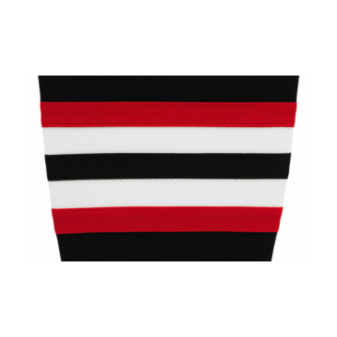 Athletic Knit (AK) HS2100-936 2009 Ottawa Senators Third Black Mesh Ice Hockey Socks - PSH Sports