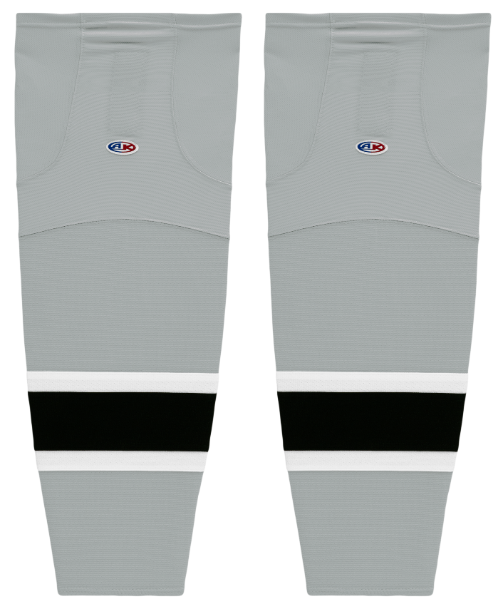 Athletic Knit (AK) HS2100-954 Los Angeles Kings Stadium Series Grey Mesh Ice Hockey Socks - PSH Sports