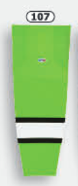 Athletic Knit (AK) HS2100-107 Lime Green/Black/White Mesh Ice Hockey Socks - PSH Sports