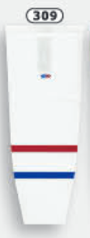 Athletic Knit (AK) HS2100-309 Montreal Canadiens White Mesh Ice Hockey Socks - PSH Sports