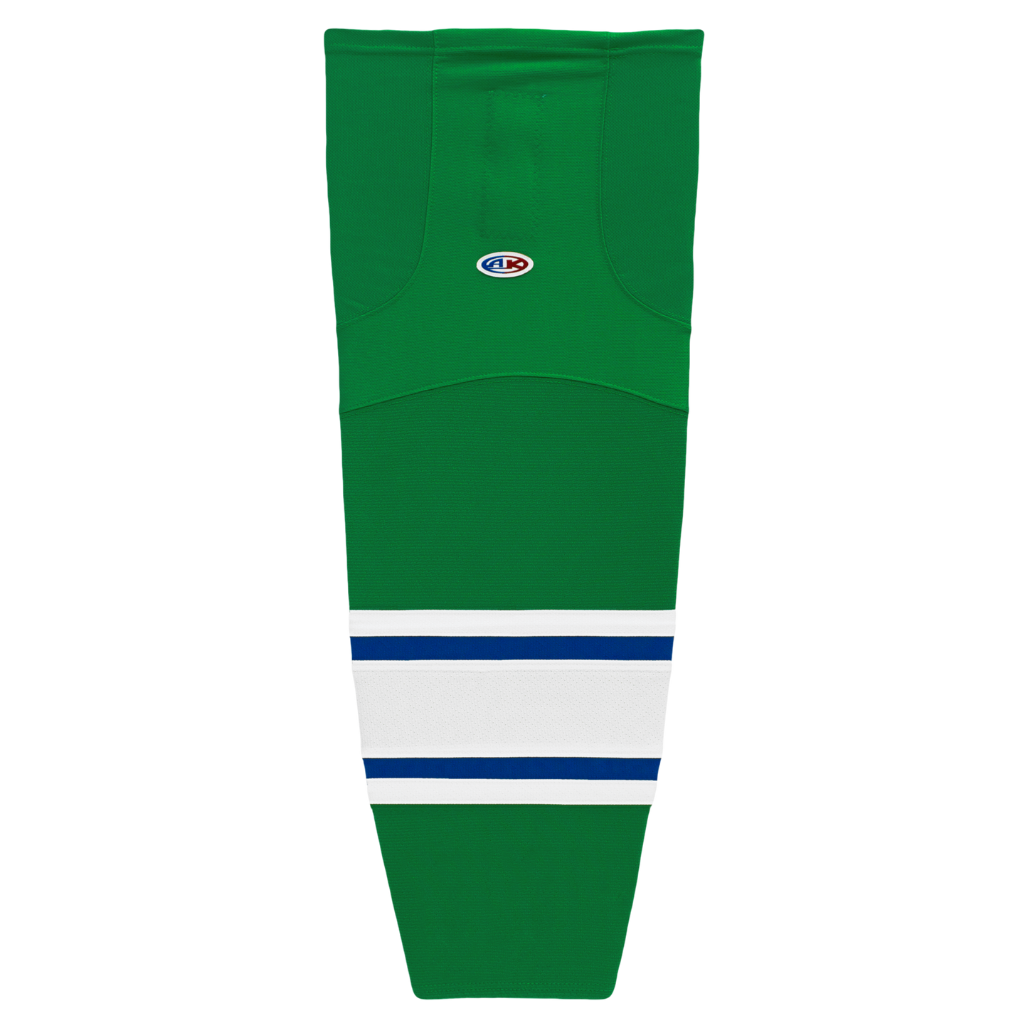 Athletic Knit (AK) HS2100-347 Kelly Green/Royal Blue/White Mesh Ice Hockey Socks - PSH Sports