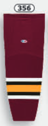 Athletic Knit (AK) HS2100-356 Chicago Wolves Cardinal Red Mesh Ice Hockey Socks - PSH Sports