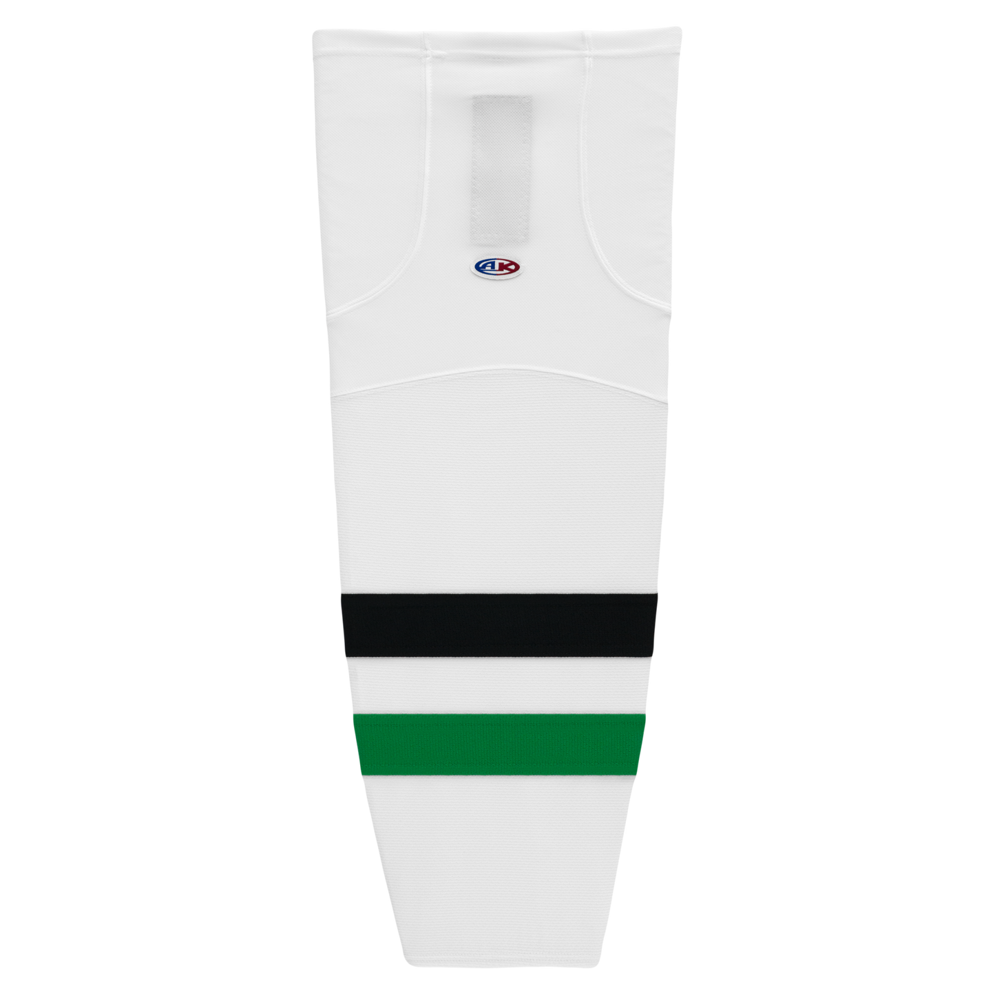 Athletic Knit (AK) HS2100-377 2013 Dallas Stars White Mesh Ice Hockey Socks - PSH Sports