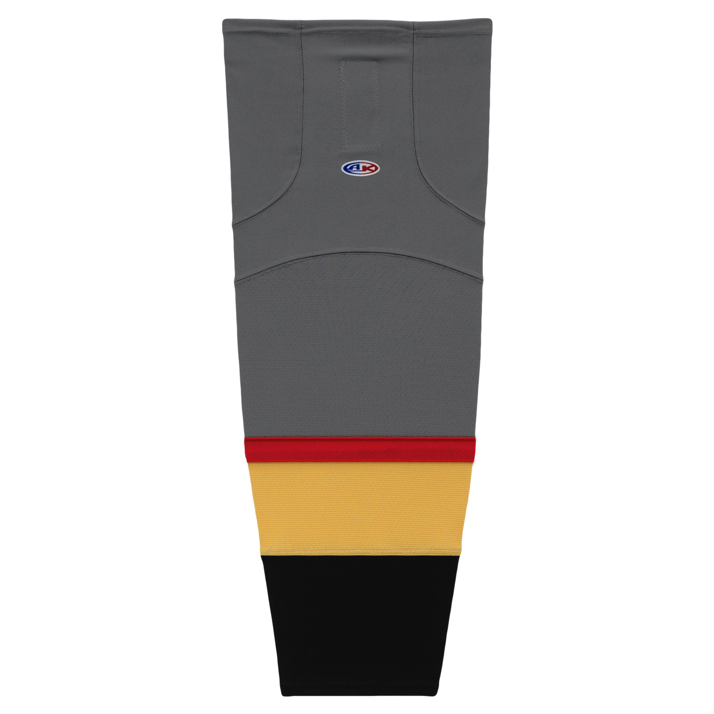 Athletic Knit (AK) HS2100-394 2017 Las Vegas Golden Knights Charcoal Grey Mesh Ice Hockey Socks - PSH Sports