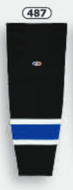 Athletic Knit (AK) HS2100-487 2014 Tampa Bay Lightning Third Black Mesh Ice Hockey Socks - PSH Sports