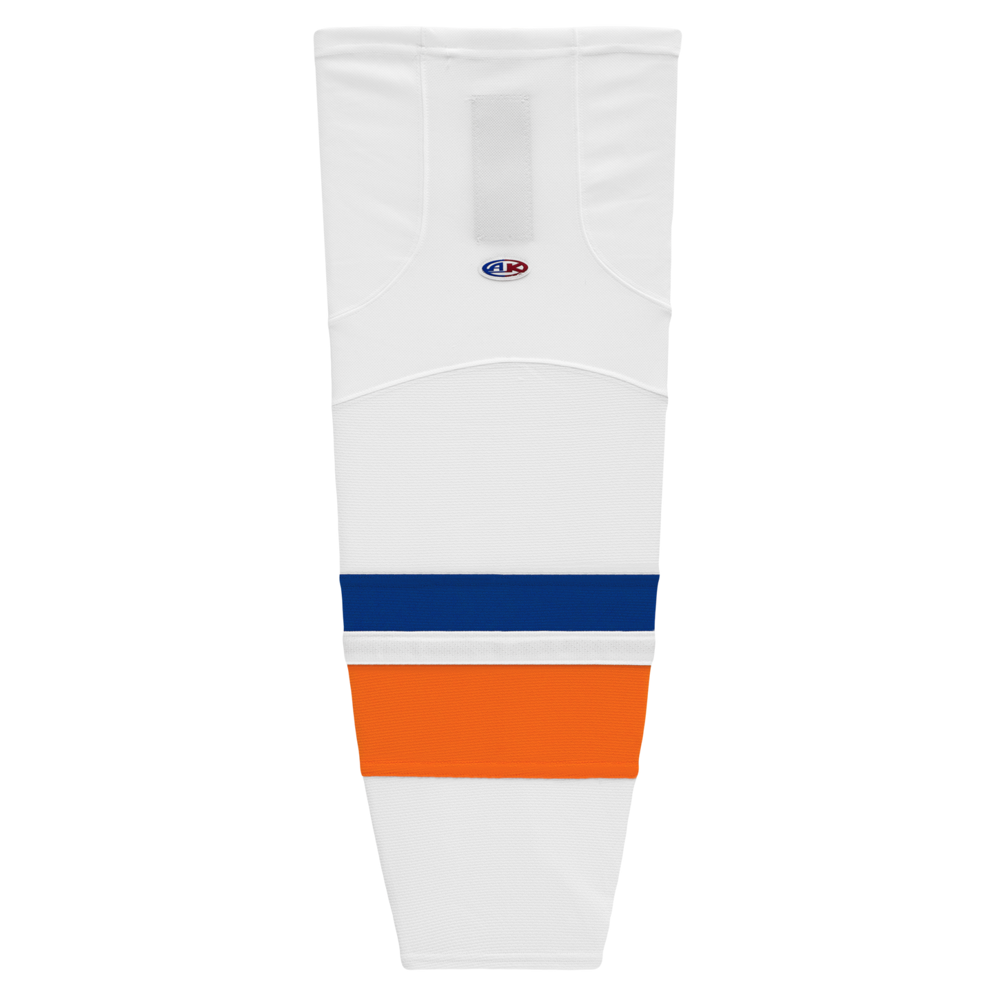Athletic Knit (AK) HS2100-491 2010 New York Islanders White Mesh Ice Hockey Socks - PSH Sports