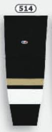 Athletic Knit (AK) HS2100-514 New Pittsburgh Penguins Third Black Mesh Ice Hockey Socks - PSH Sports
