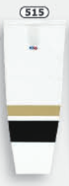 Athletic Knit (AK) HS2100-515 New Pittsburgh Penguins Third White Mesh Ice Hockey Socks - PSH Sports