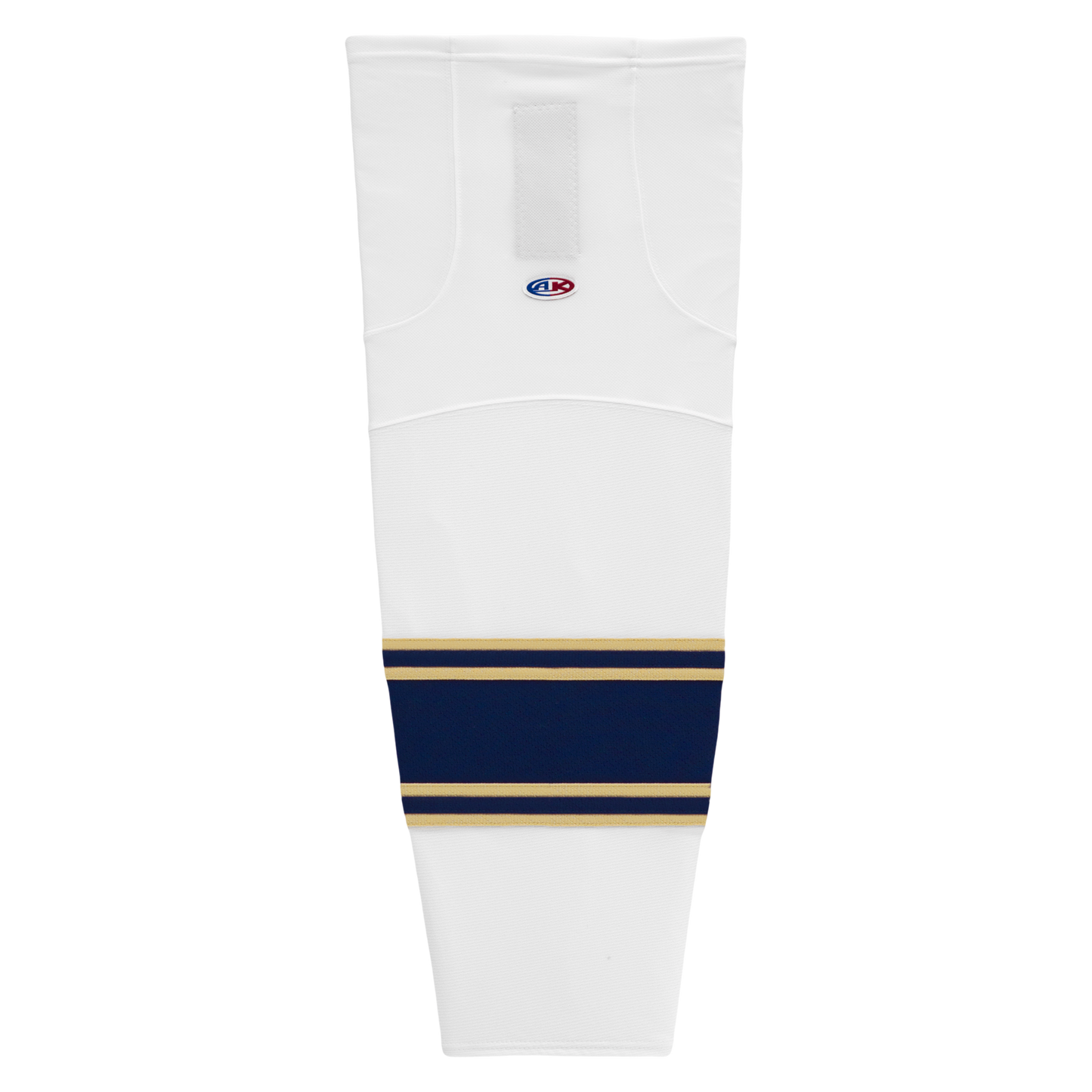 Athletic Knit (AK) HS2100-521 University of Notre Dame Fighting Irish White Mesh Ice Hockey Socks - PSH Sports