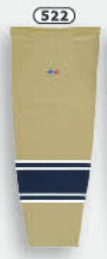 Athletic Knit (AK) HS2100-522 University of Notre Dame Fighting Irish Vegas Gold Mesh Ice Hockey Socks - PSH Sports