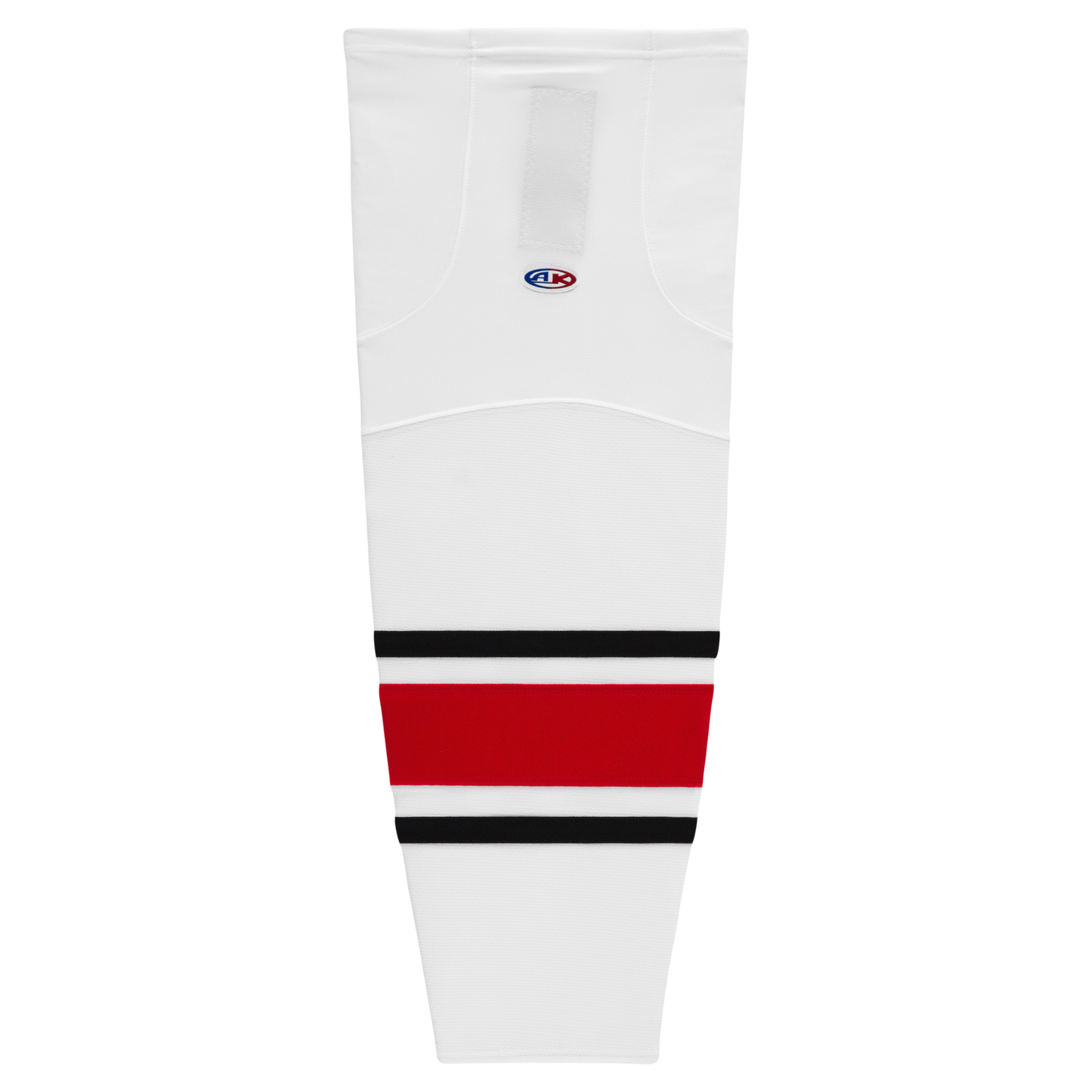 Athletic Knit (AK) HS2100-528 2013 Carolina Hurricanes White Mesh Ice Hockey Socks - PSH Sports