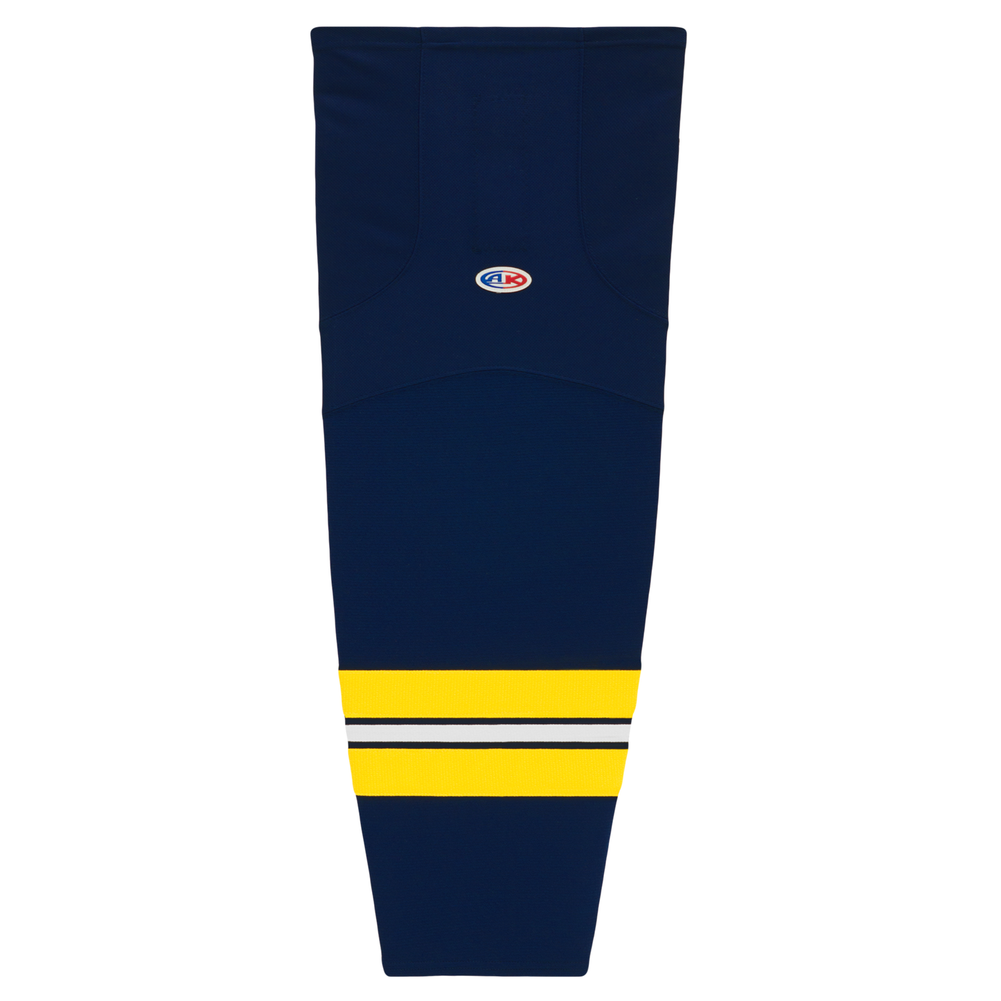 Athletic Knit (AK) HS2100-589 2011 University of Michigan Wolverines Navy Mesh Ice Hockey Socks - PSH Sports