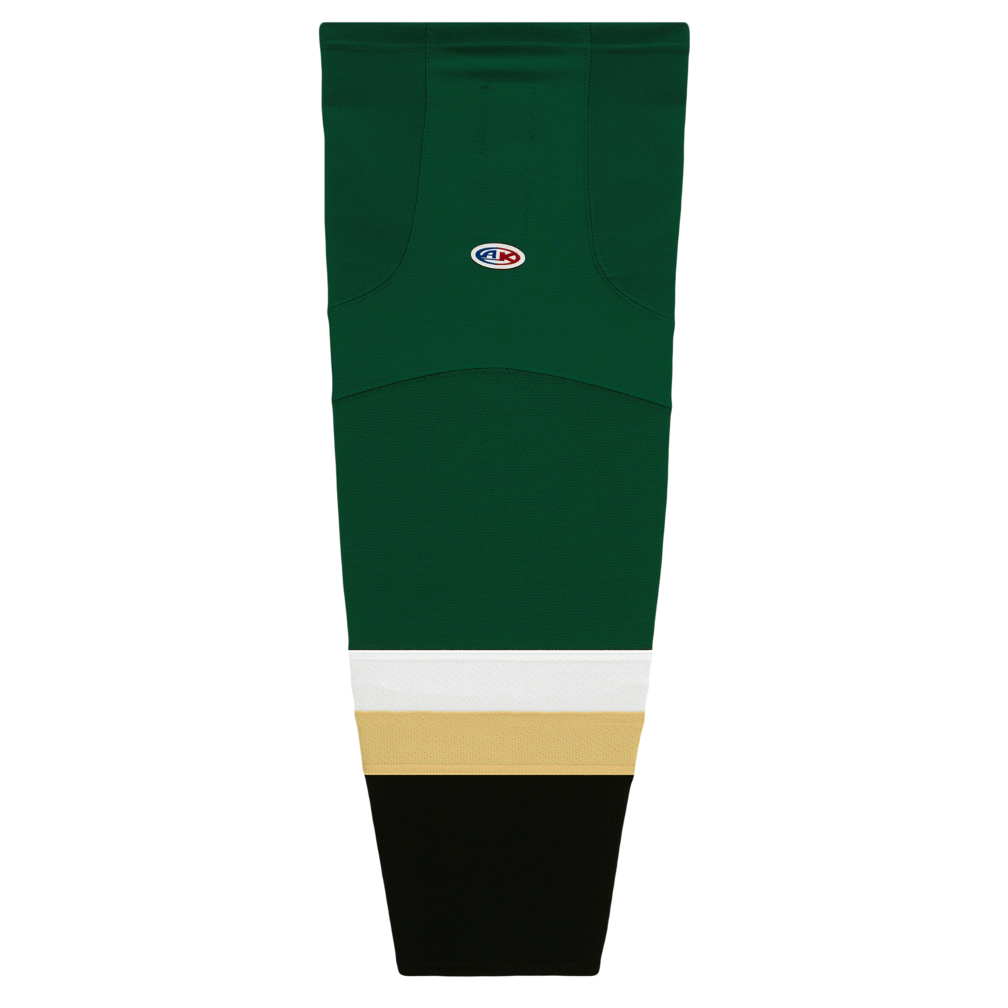Athletic Knit (AK) HS2100-792 New Texas (Dallas) Stars Dark Green Mesh Ice Hockey Socks - PSH Sports