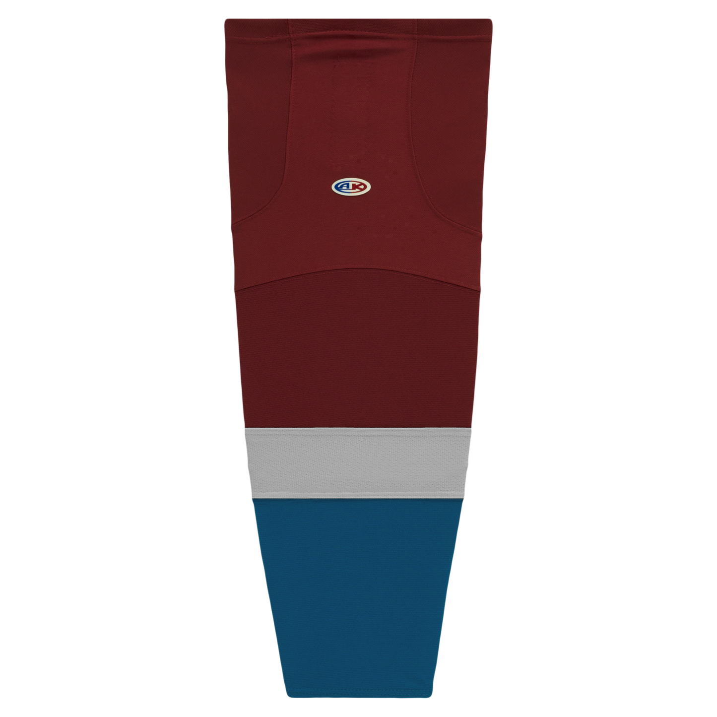 Athletic Knit (AK) HS2100-804 2011 Colorado Avalanche Cardinal Red Mesh Ice Hockey Socks - PSH Sports