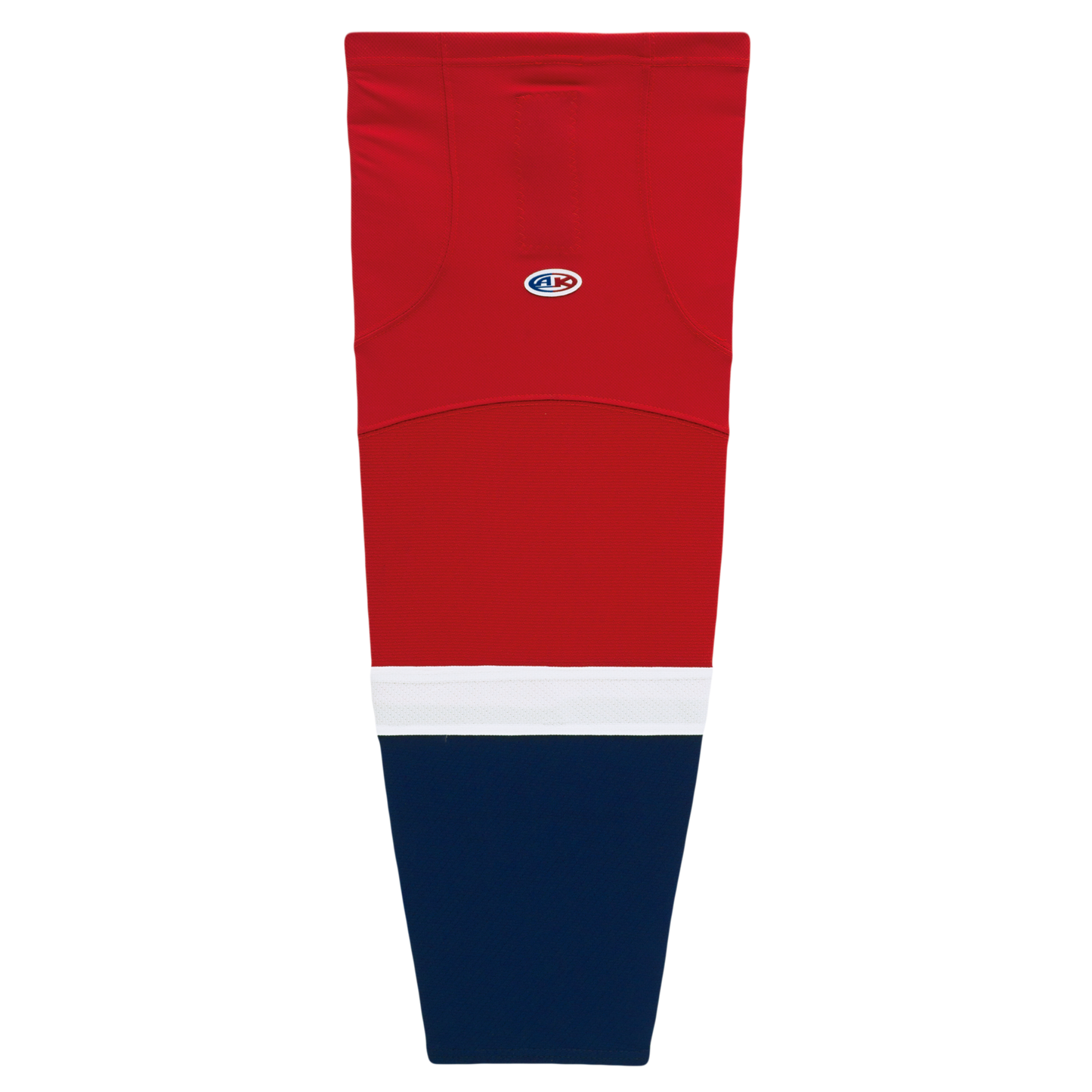 Athletic Knit (AK) HS2100-808 2013 Washington Capitals Red Mesh Ice Hockey Socks - PSH Sports