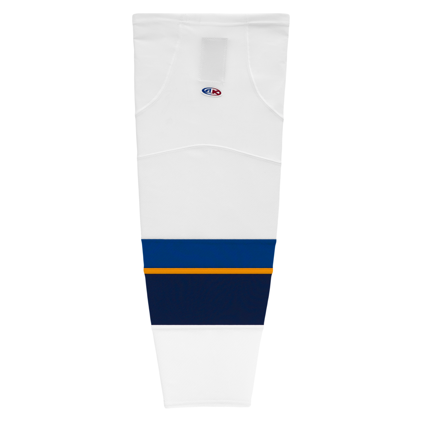 Athletic Knit (AK) HS2100-847 2011 St. Louis Blues White Mesh Ice Hockey Socks - PSH Sports