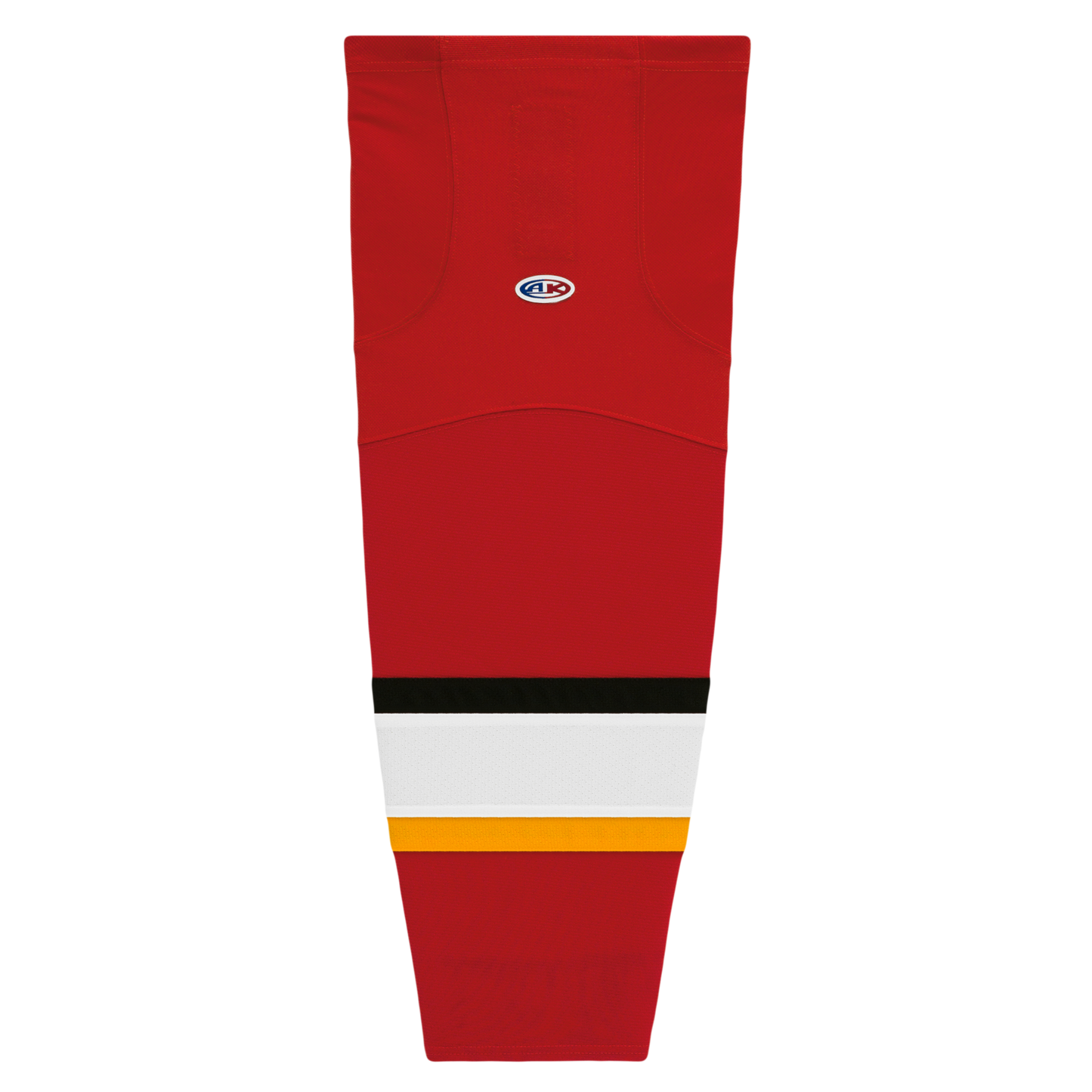 Athletic Knit (AK) HS2100-883 2013 Calgary Flames Red Mesh Ice Hockey Socks - PSH Sports