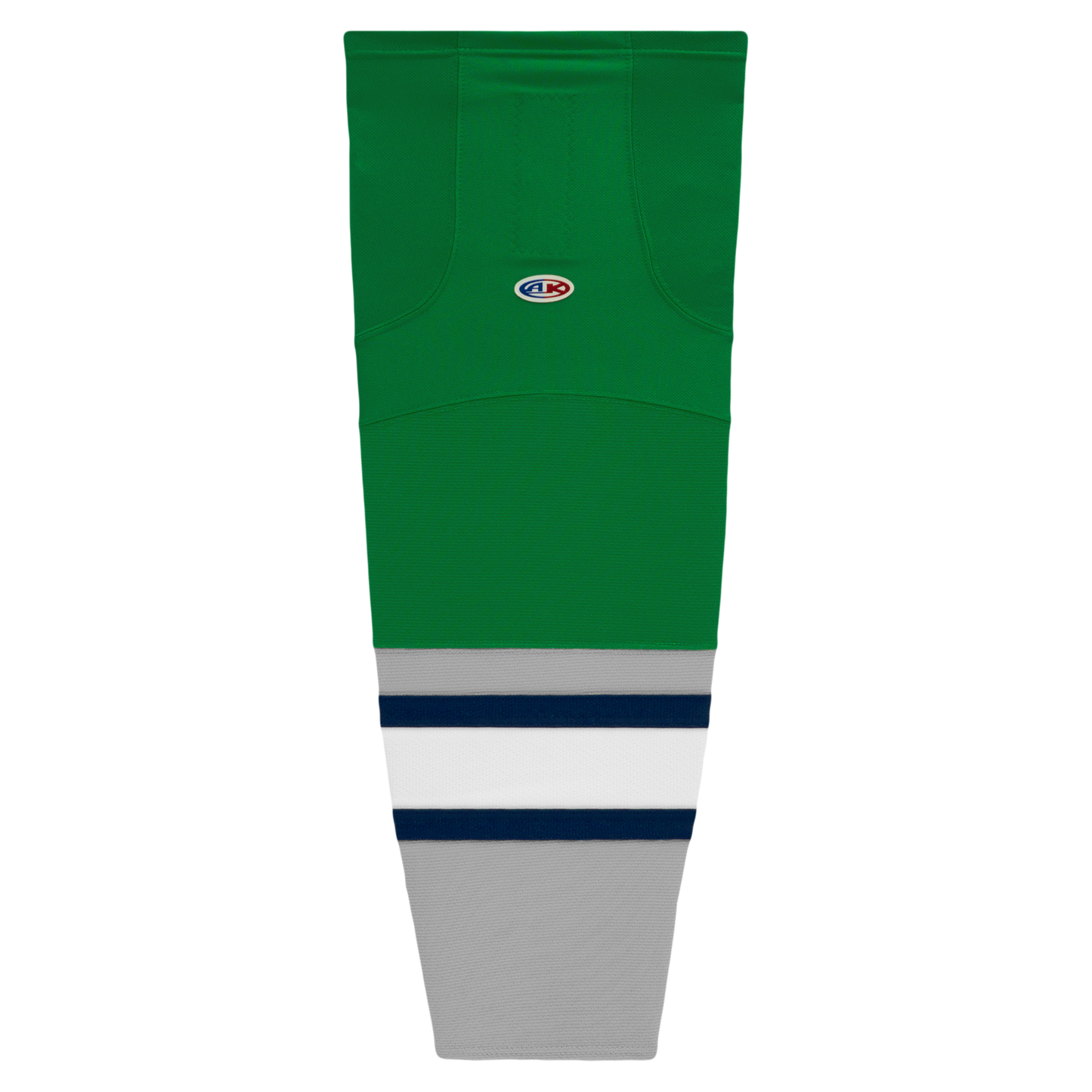 Athletic Knit (AK) HS2100-945 Plymouth Whalers Kelly Green Mesh Ice Hockey Socks - PSH Sports
