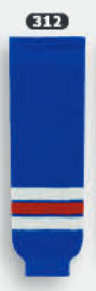 Athletic Knit (AK) HS630-312 Kitchener Rangers Royal Blue Knit Ice Hockey Socks - PSH Sports