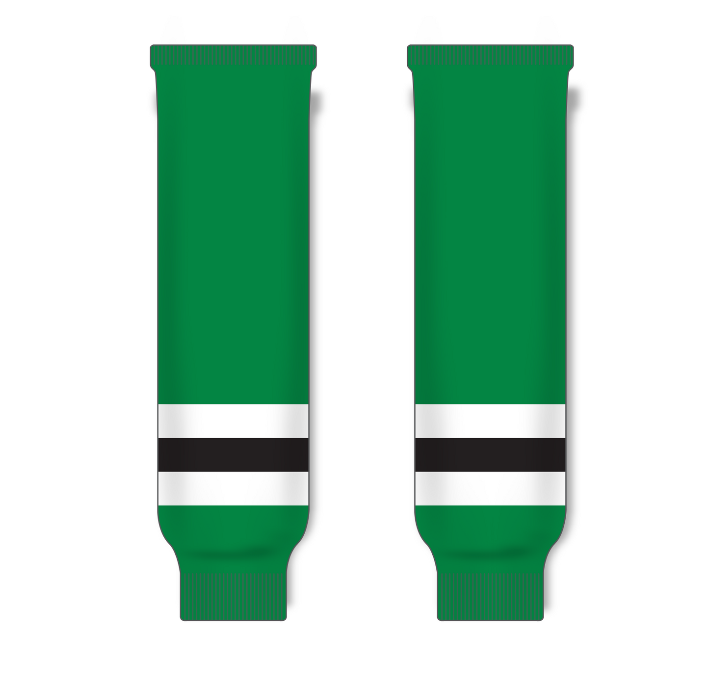 Athletic Knit (AK) HS630 2013 Dallas Stars Kelly Green Knit Ice Hockey Socks - PSH Sports