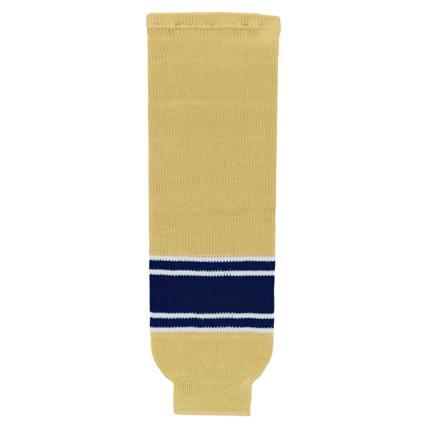 Athletic Knit (AK) HS630-522 University of Notre Dame Fighting Irish Vegas Gold Knit Ice Hockey Socks - PSH Sports
