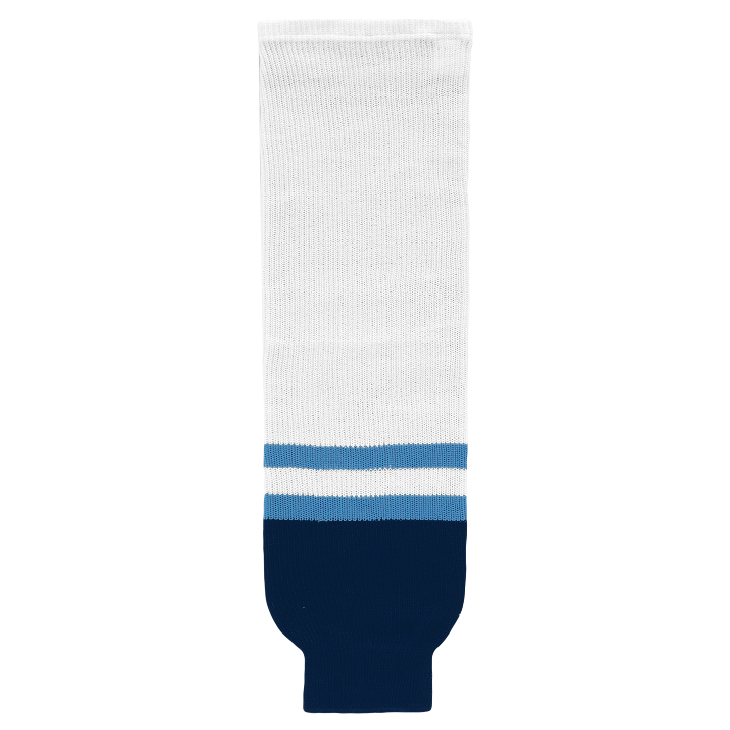 Athletic Knit (AK) HS630-667 2010 Florida Panthers Third White Knit Ice Hockey Socks - PSH Sports