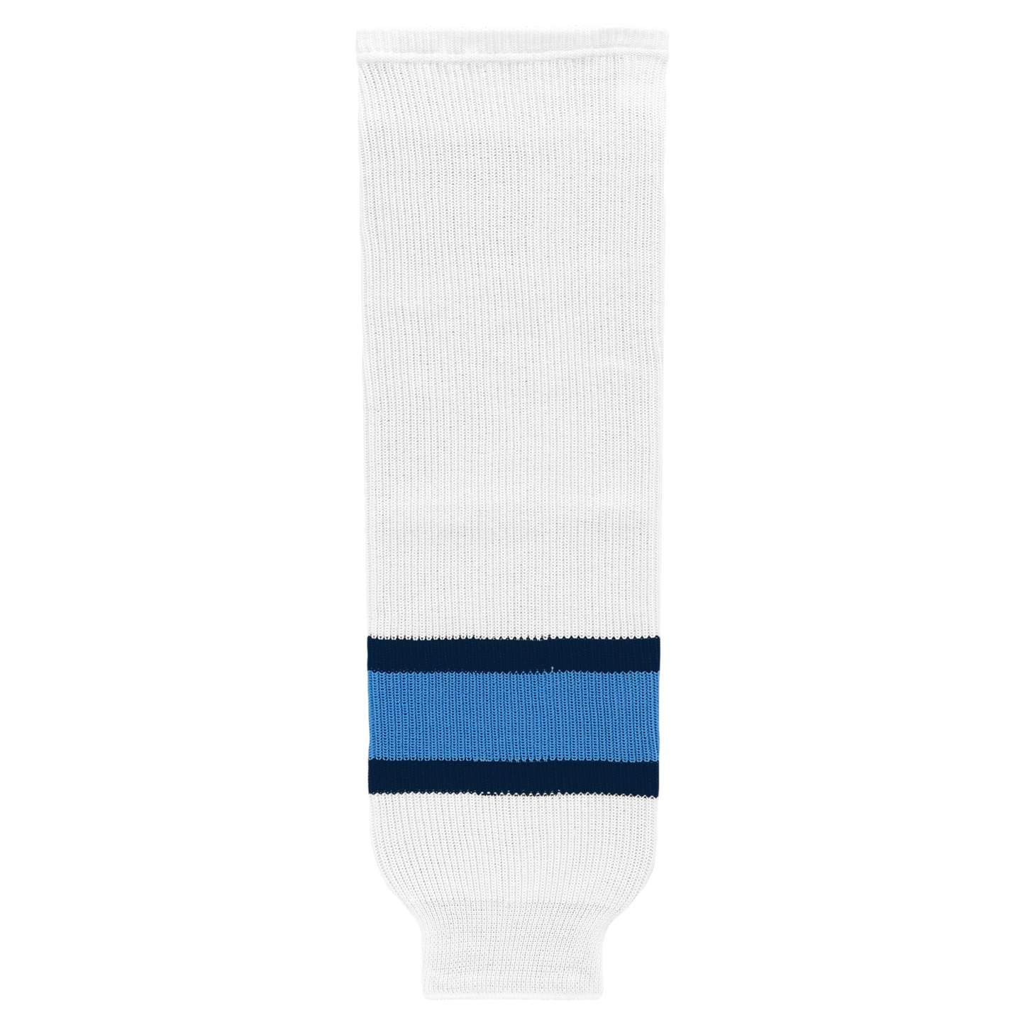 Athletic Knit (AK) HS630-832 2008 Pittsburgh Penguins Third White Ice Hockey Socks - PSH Sports