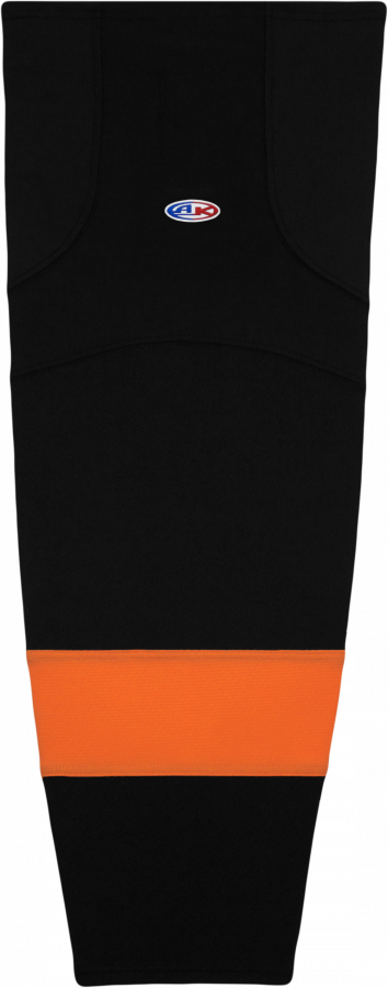 Athletic Knit (AK) HS2100-420 2017 Philadelphia Flyers Stadium Series Black Mesh Ice Hockey Socks - PSH Sports