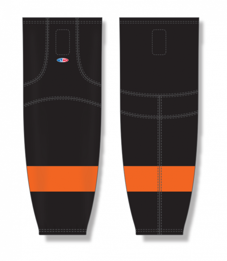 Athletic Knit (AK) HS2100-420 2017 Philadelphia Flyers Stadium Series Black Mesh Ice Hockey Socks - PSH Sports