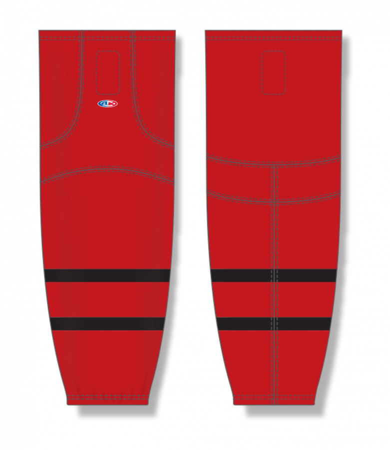 Athletic Knit (AK) HS2100-607 2021 Ottawa Senators Reverse Retro Red Mesh Ice Hockey Socks - PSH Sports