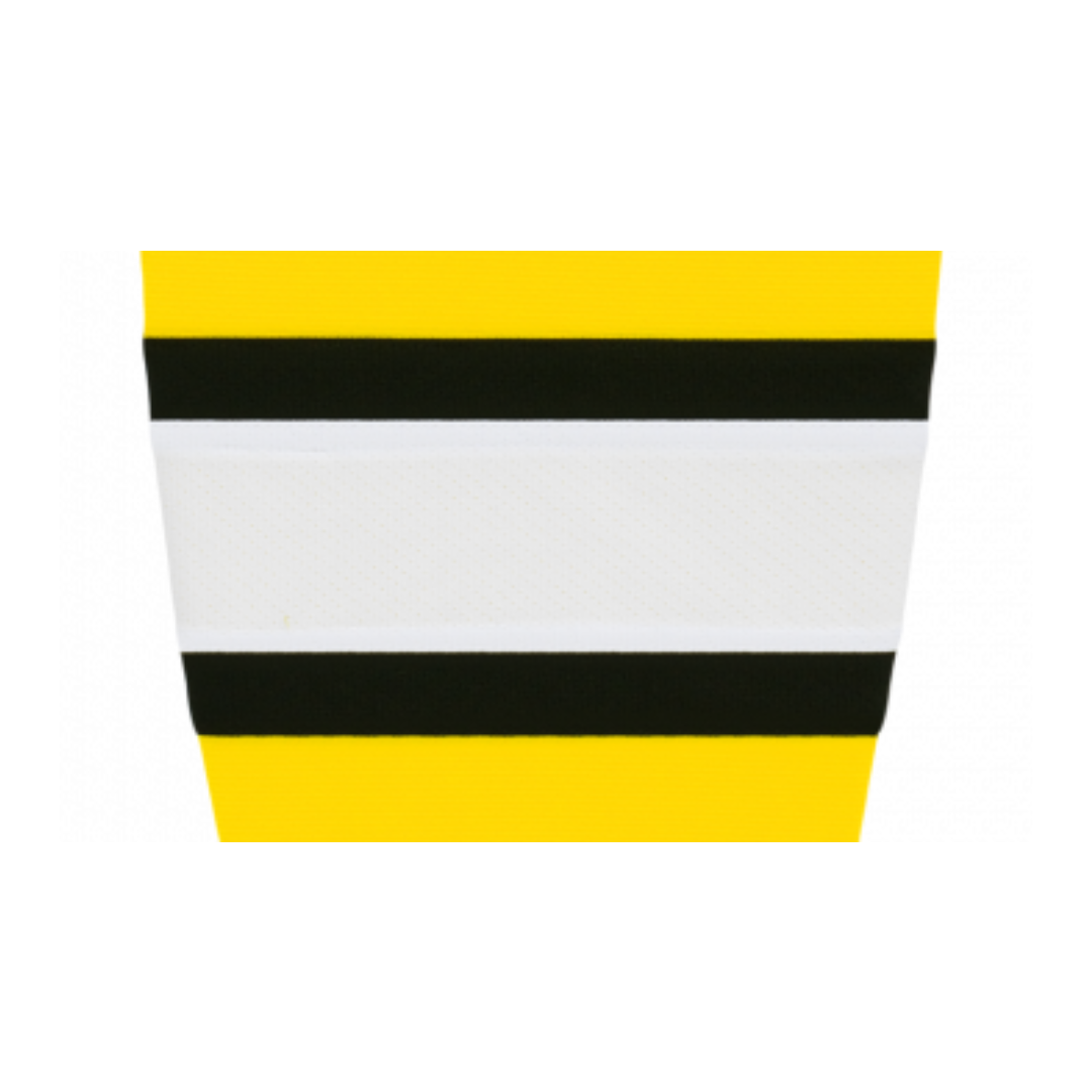 Athletic Knit (AK) HS2100-256 Maize/Black/White Mesh Ice Hockey Socks - PSH Sports
