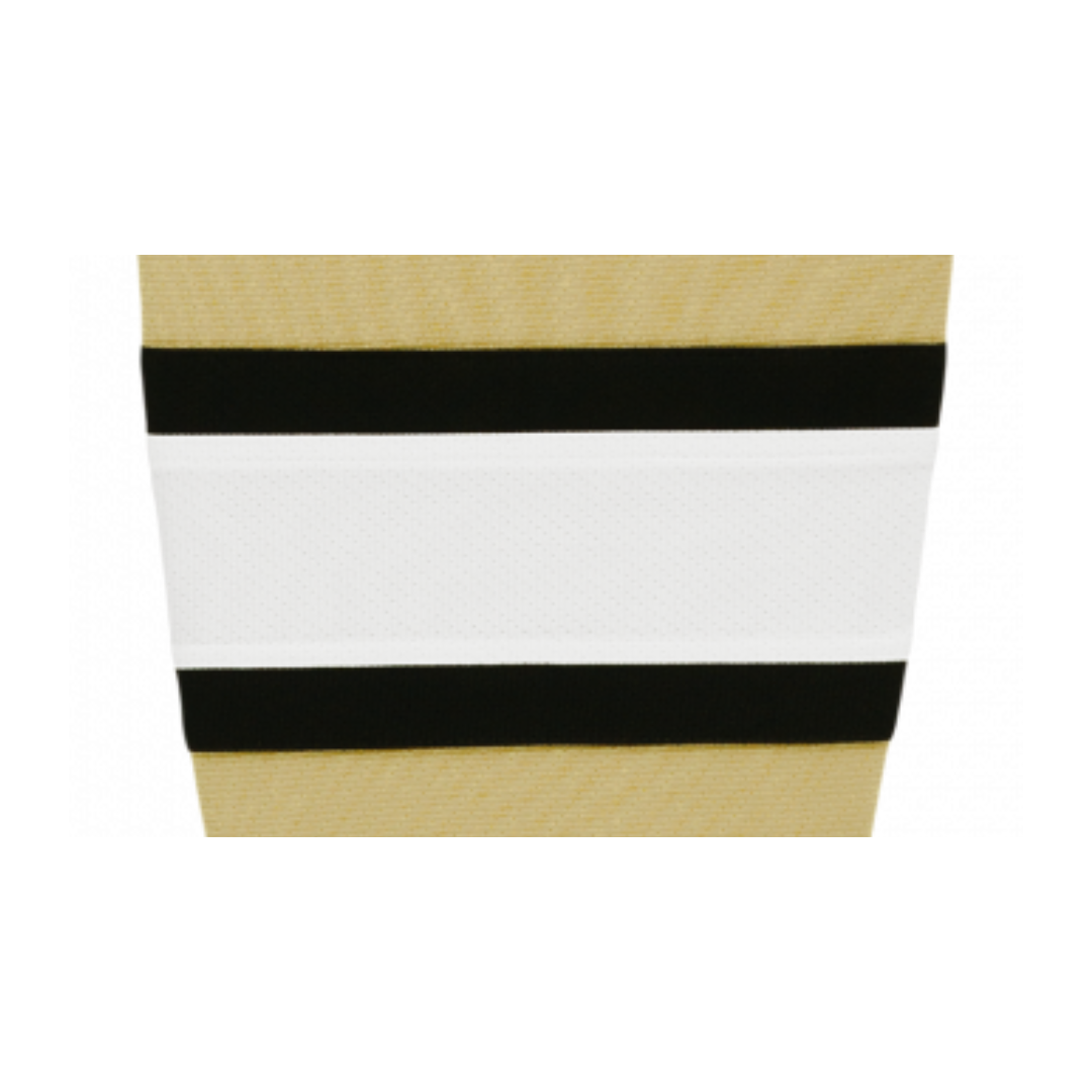 Athletic Knit (AK) HS2100-281 Vegas Gold/Black/White Mesh Ice Hockey Socks - PSH Sports
