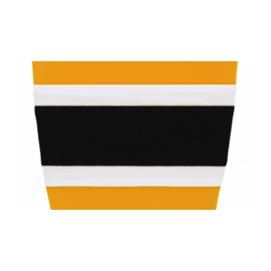 Athletic Knit (AK) HS2100-298 Boston Bruins Gold Mesh Ice Hockey Socks - PSH Sports