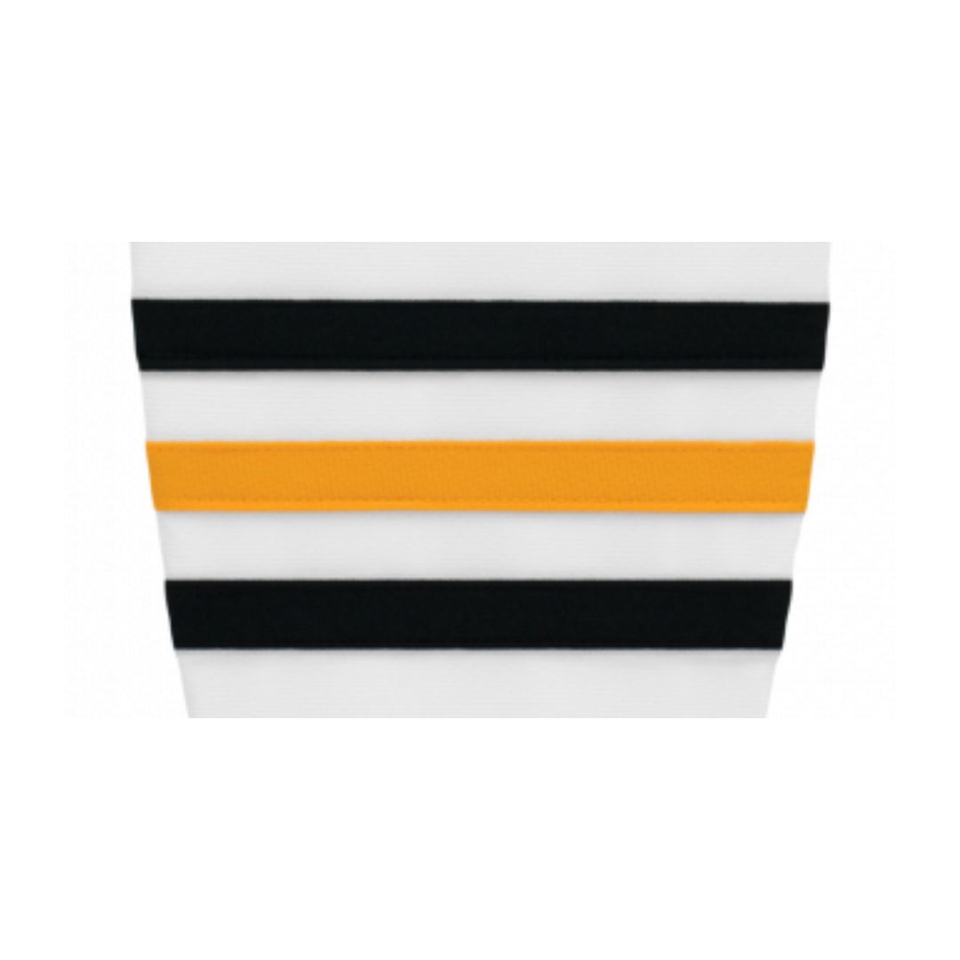 Athletic Knit (AK) HS2100-315 Pittsburgh Penguins White Mesh Ice Hockey Socks - PSH Sports
