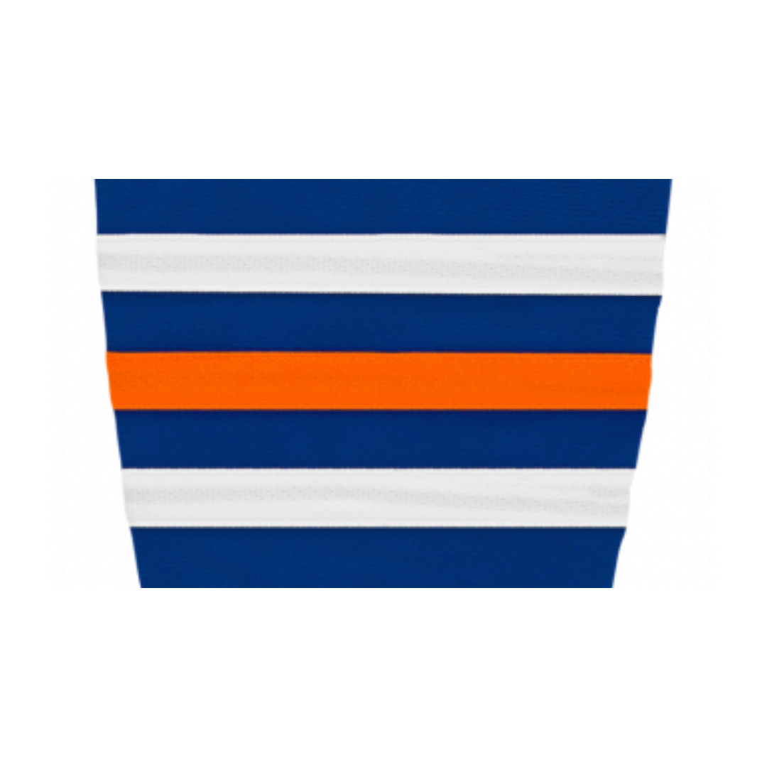Athletic Knit (AK) HS2100-320 Edmonton Oilers Royal Blue Mesh Ice Hockey Socks - PSH Sports