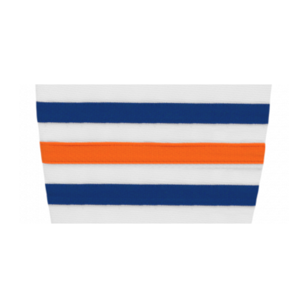 Athletic Knit (AK) HS2100-321 Edmonton Oilers White Mesh Ice Hockey Socks - PSH Sports