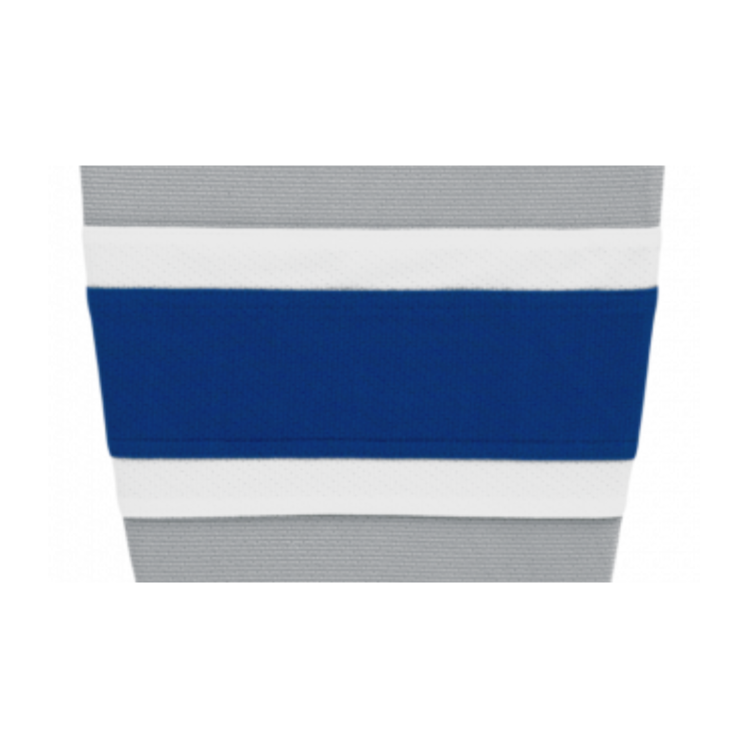 Athletic Knit (AK) HS2100-450 Grey/Royal Blue/White Mesh Ice Hockey Socks - PSH Sports