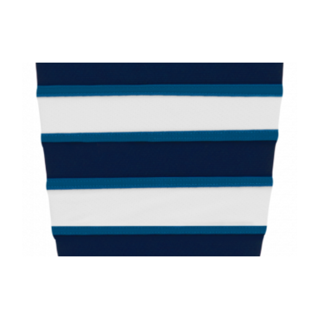 Athletic Knit (AK) HS2100-595 2011 Winnipeg Jets Navy Mesh Ice Hockey Socks - PSH Sports