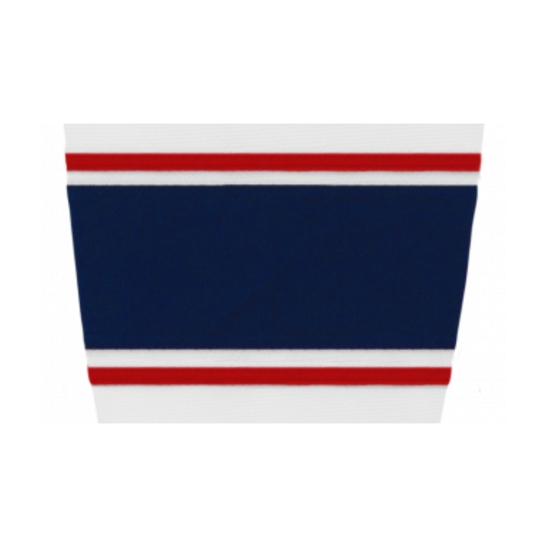 Athletic Knit (AK) HS2100-689 2017 Columbus Blue Jackets White Mesh Ice Hockey Socks - PSH Sports
