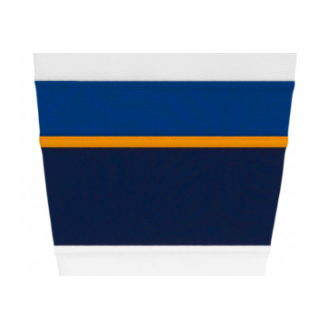 Athletic Knit (AK) HS2100-847 2011 St. Louis Blues White Mesh Ice Hockey Socks - PSH Sports