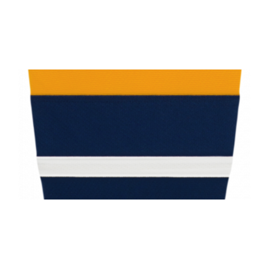 Athletic Knit (AK) HS2100-873 2013 Nashville Predators Gold Mesh Ice Hockey Socks - PSH Sports