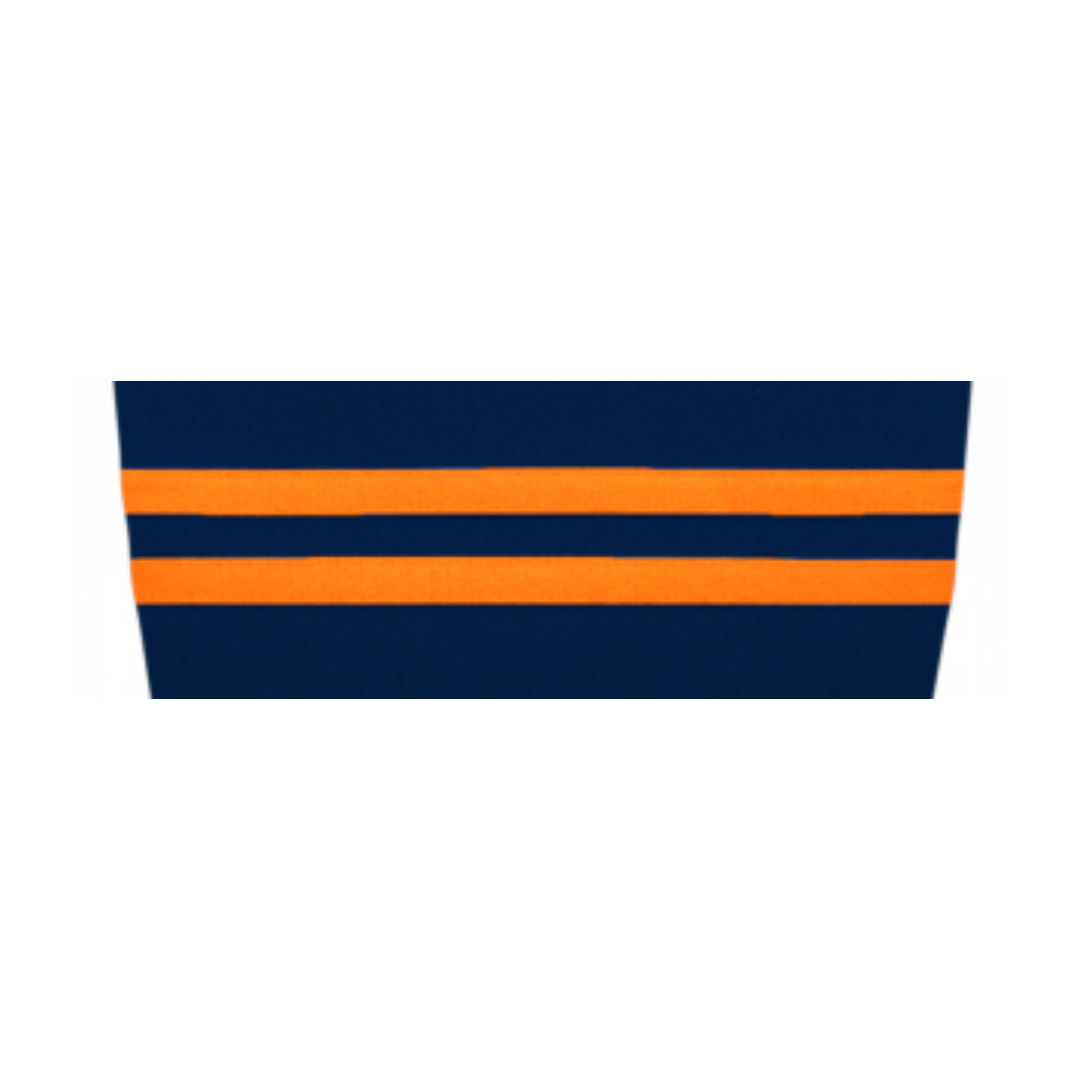 Athletic Knit (AK) HS2100-887 2019 Edmonton Oilers Third Navy Mesh Ice Hockey Socks - PSH Sports