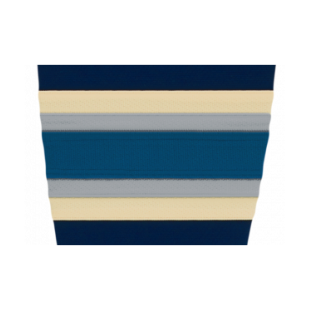 Athletic Knit (AK) HS2100-892 2010 Columbus Blue Jackets Third Navy Mesh Ice Hockey Socks - PSH Sports