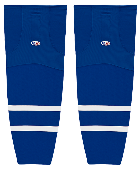 Athletic Knit (AK) HS2100-204 Old Toronto Maple Leafs Royal Blue Mesh Ice Hockey Socks - PSH Sports