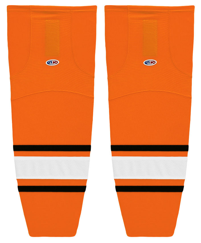 Athletic Knit (AK) HS2100-324 Philadelphia Flyers Orange Mesh Ice Hockey Socks - PSH Sports