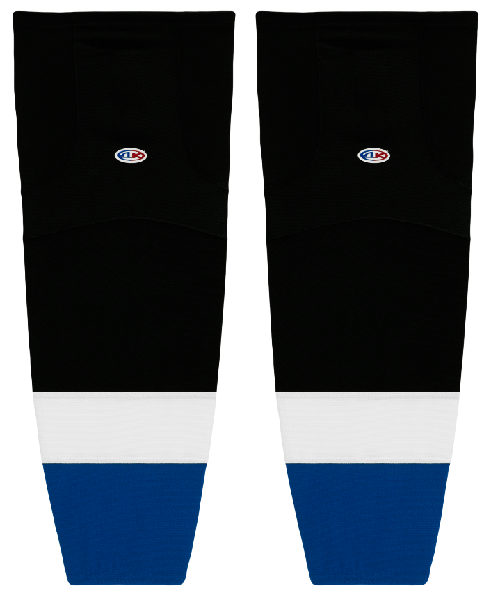 Athletic Knit (AK) HS2100-338 Tampa Bay Lightning Black Mesh Ice Hockey Socks - PSH Sports