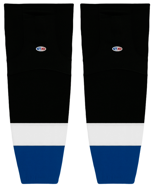 Athletic Knit (AK) HS2100-338 Tampa Bay Lightning Black Mesh Ice Hockey Socks - PSH Sports